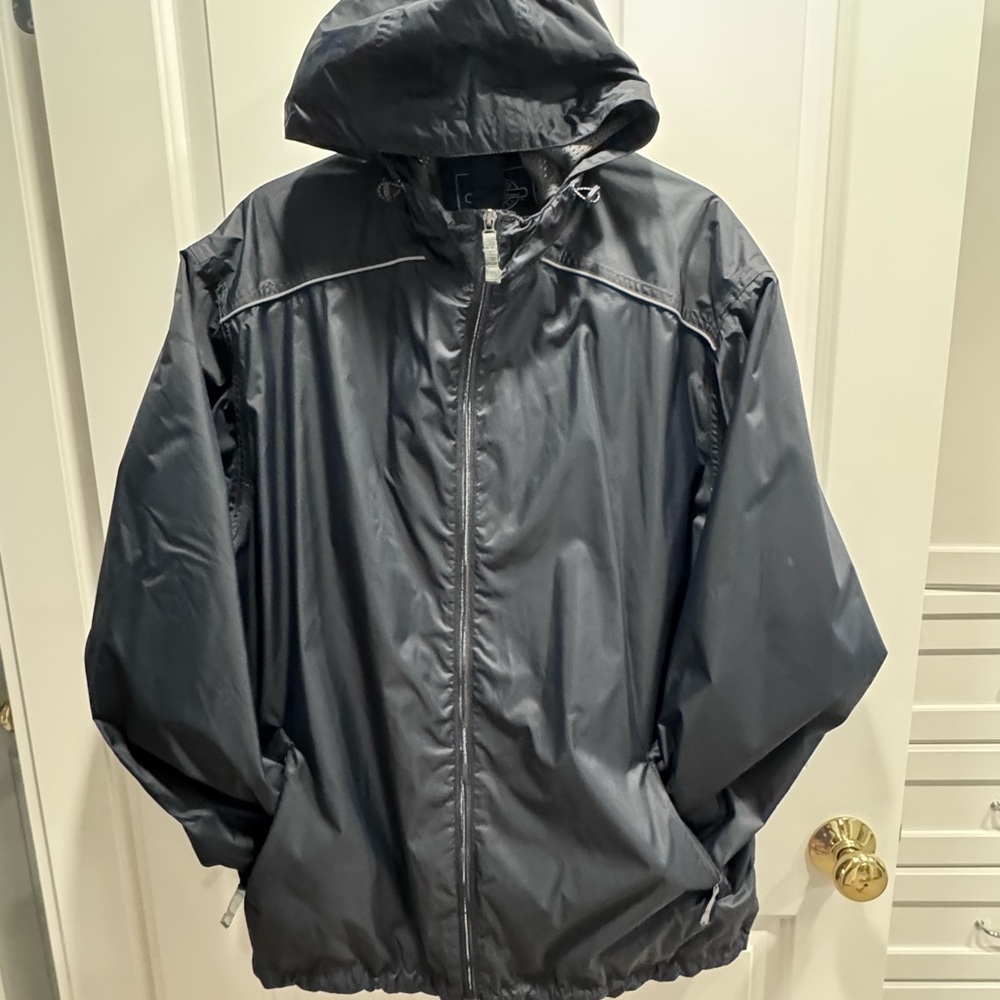Charles River Apparel Black Raincoat